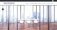 Desktop Screenshot of claytonmanagement.com