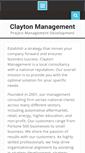 Mobile Screenshot of claytonmanagement.com